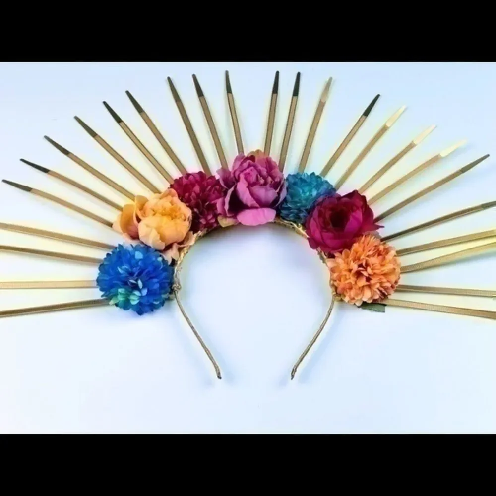 Pick 1- Handmade Catrina Day of the dead headband.